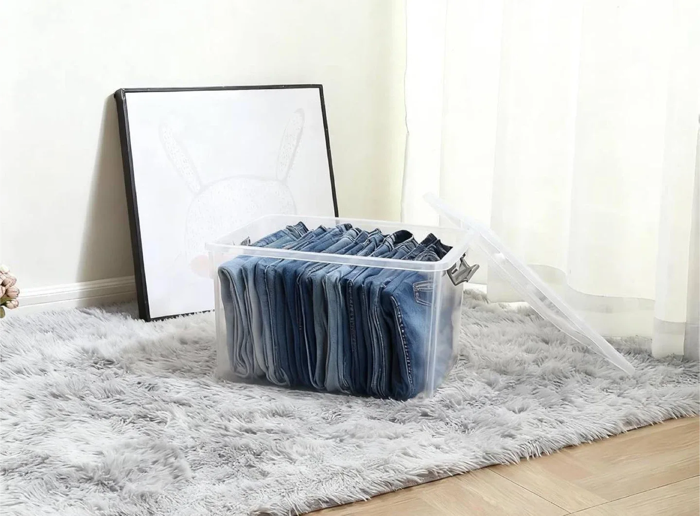 Big storage plastic bins , set of 2 for $30 image indicator(5)