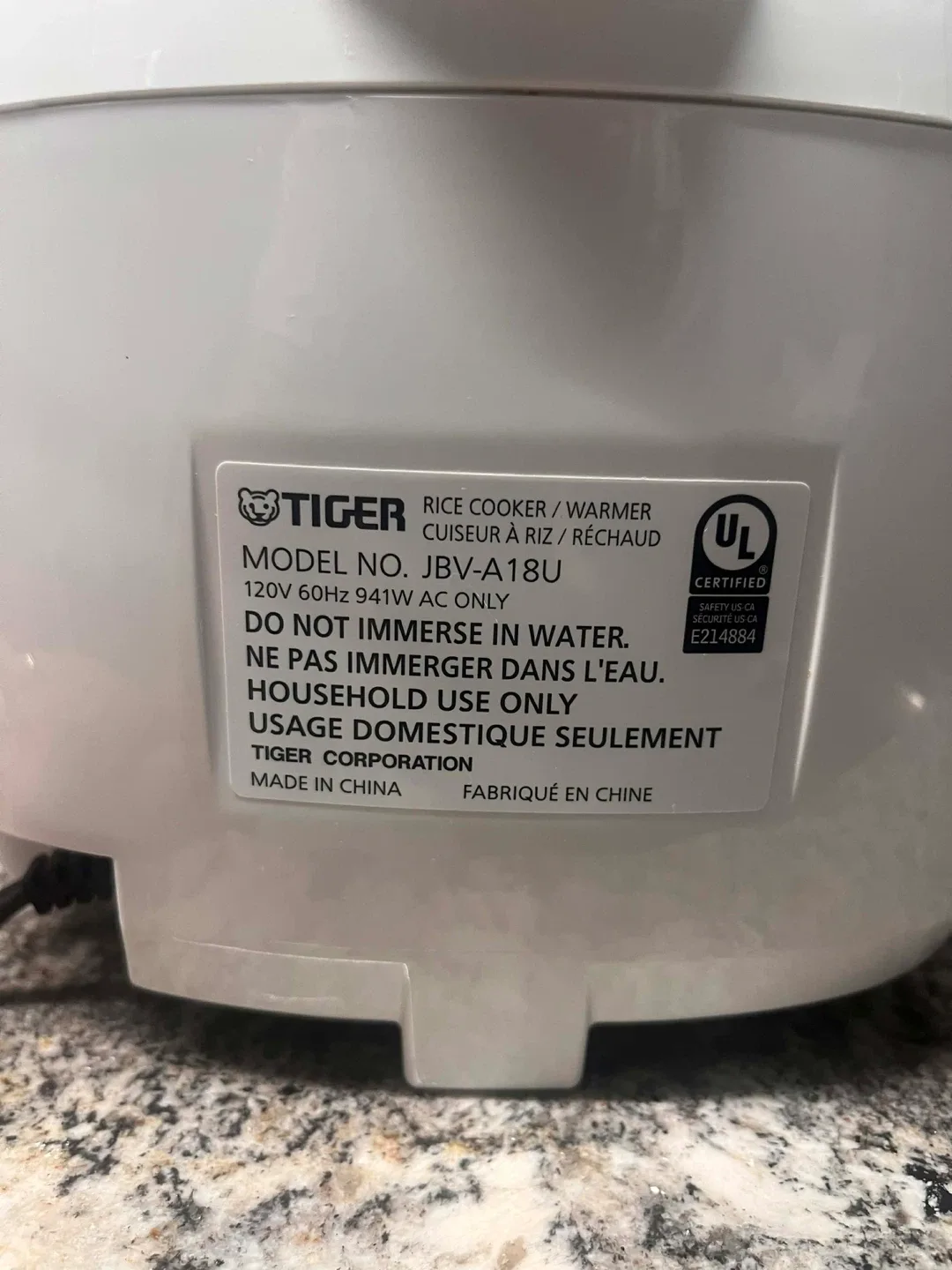 Tiger JBV-A18U 10 cups Rice Cooker image indicator(5)