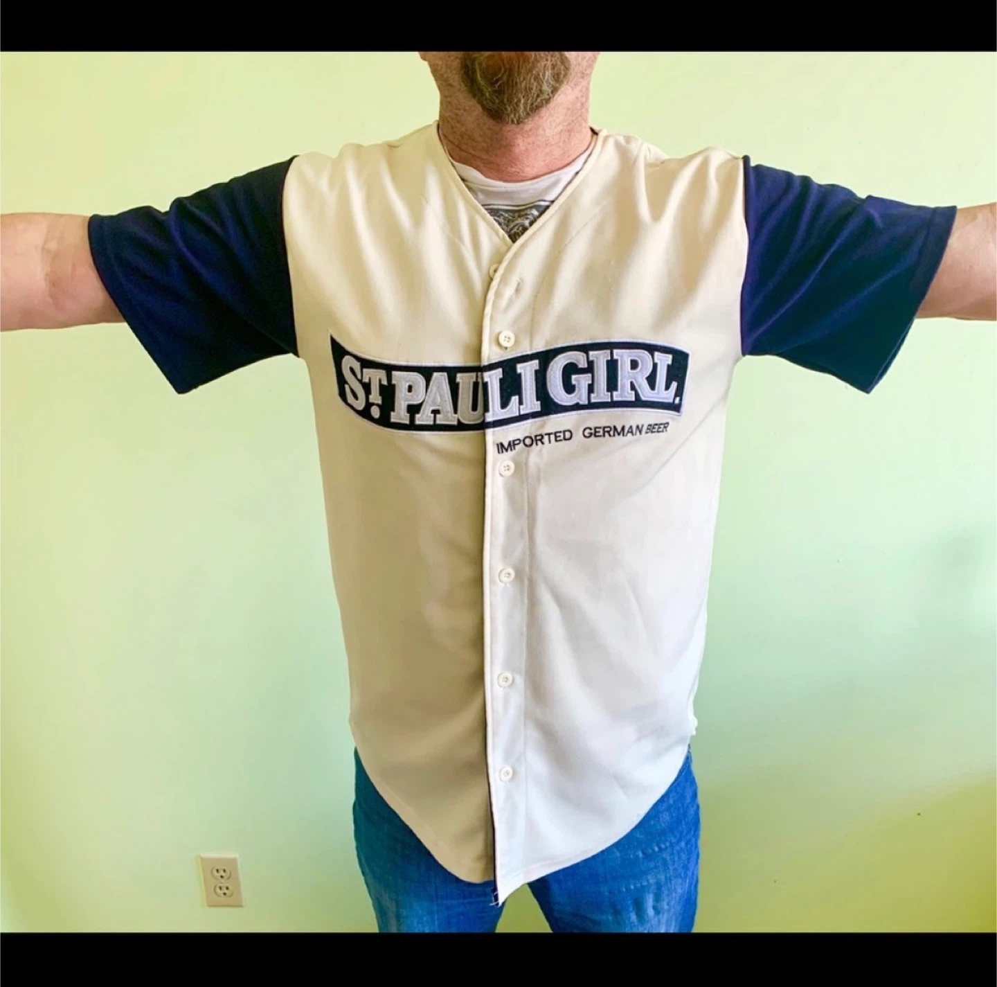 Beer/Baseball Jersey #cleanout