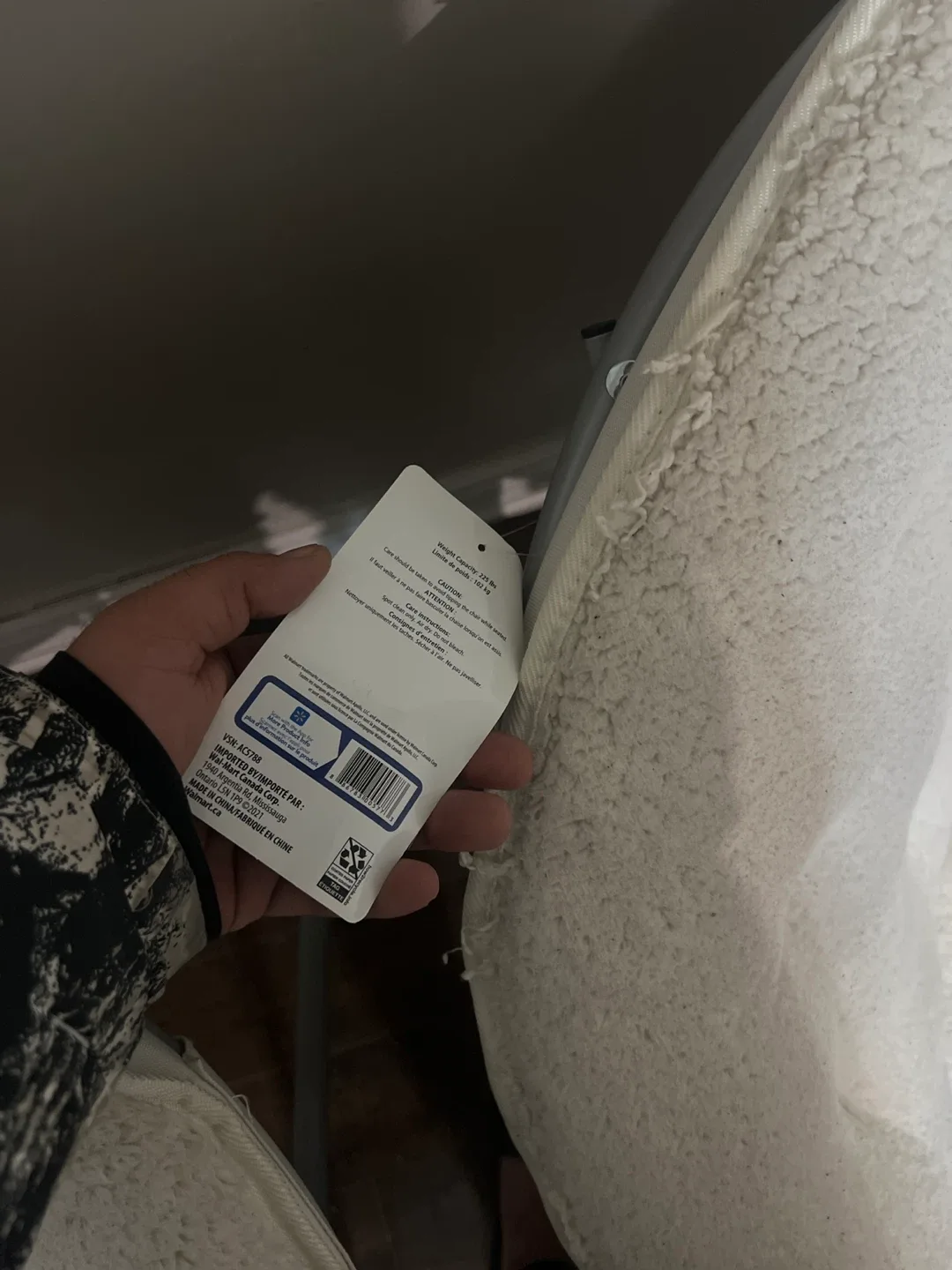 Mainstays Oversized Saucer Chair image indicator(2)