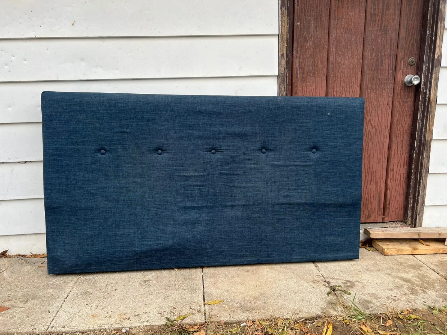 Queen Size Bed Frame - Blue