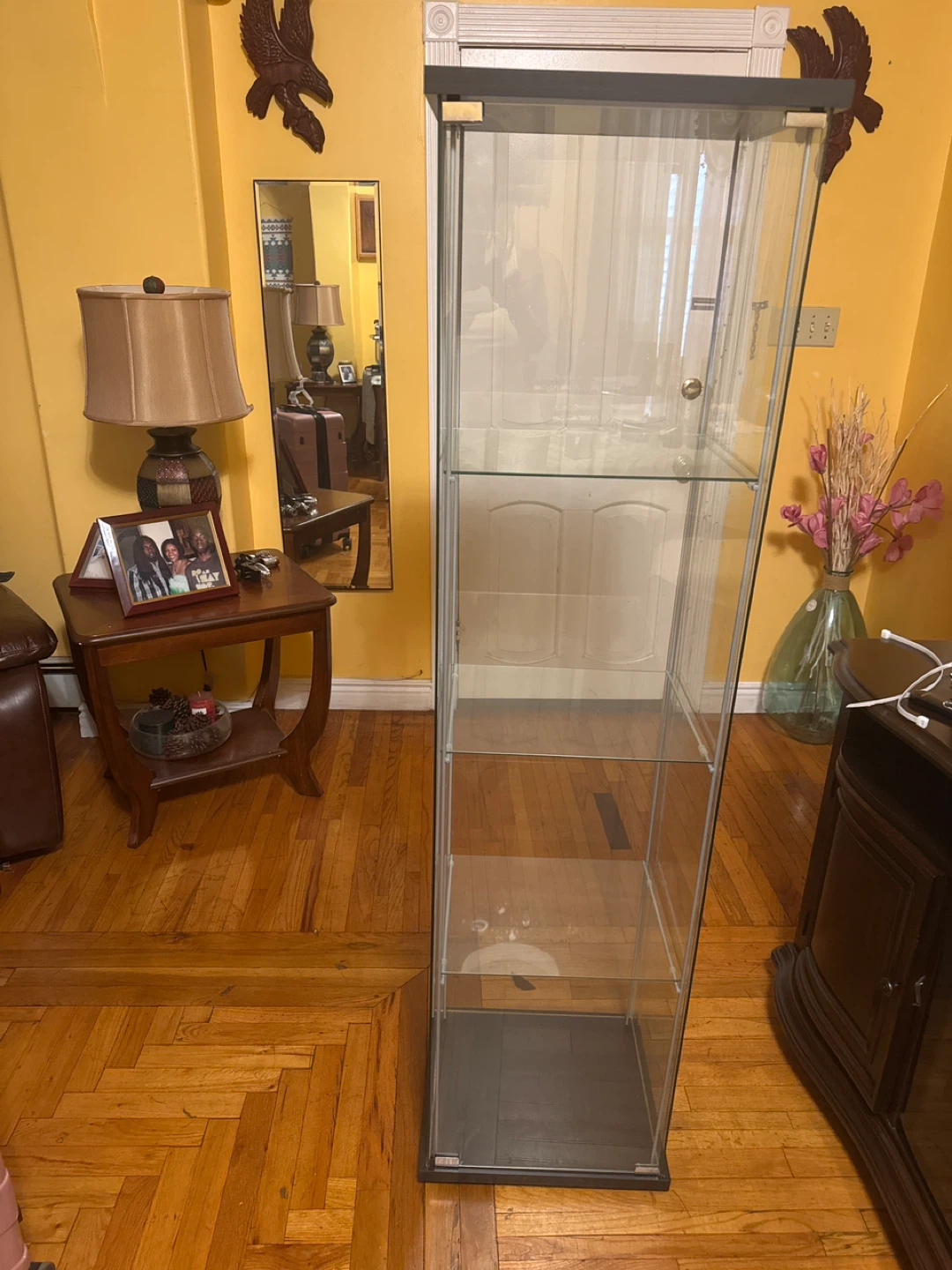 Tall Glass Display Cabinet