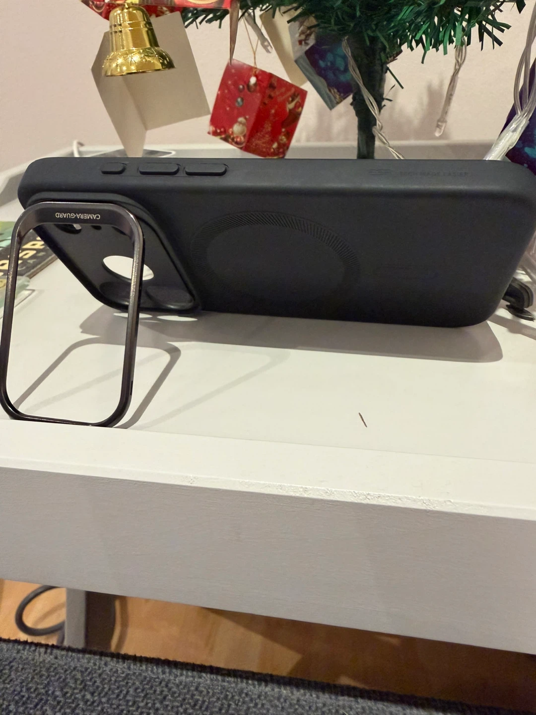 ESR Soft silicone Magnetic stand Case for iPhone 17pro - photo 4