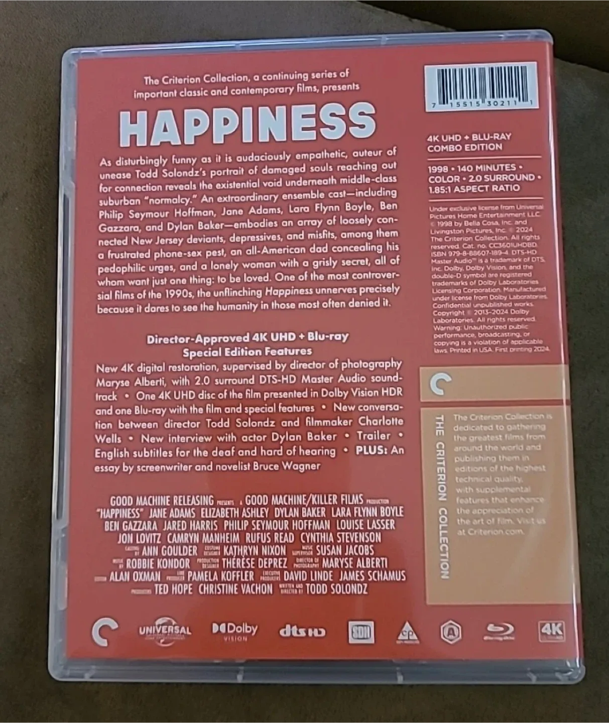 Happiness - The Criterion Collection (4K UHD Blu-ray) image indicator(3)