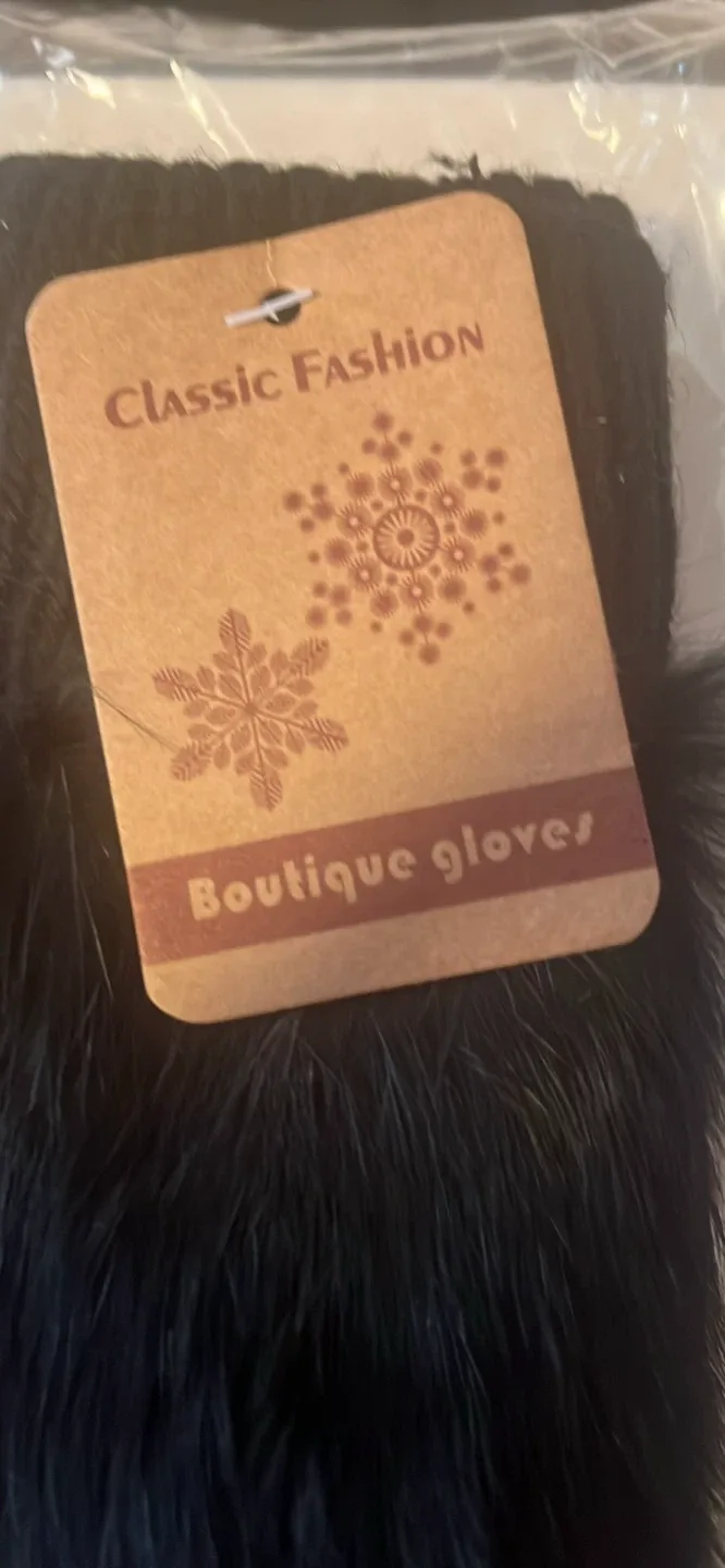 Classic Fashion Boutique Gloves - Black image indicator(3)