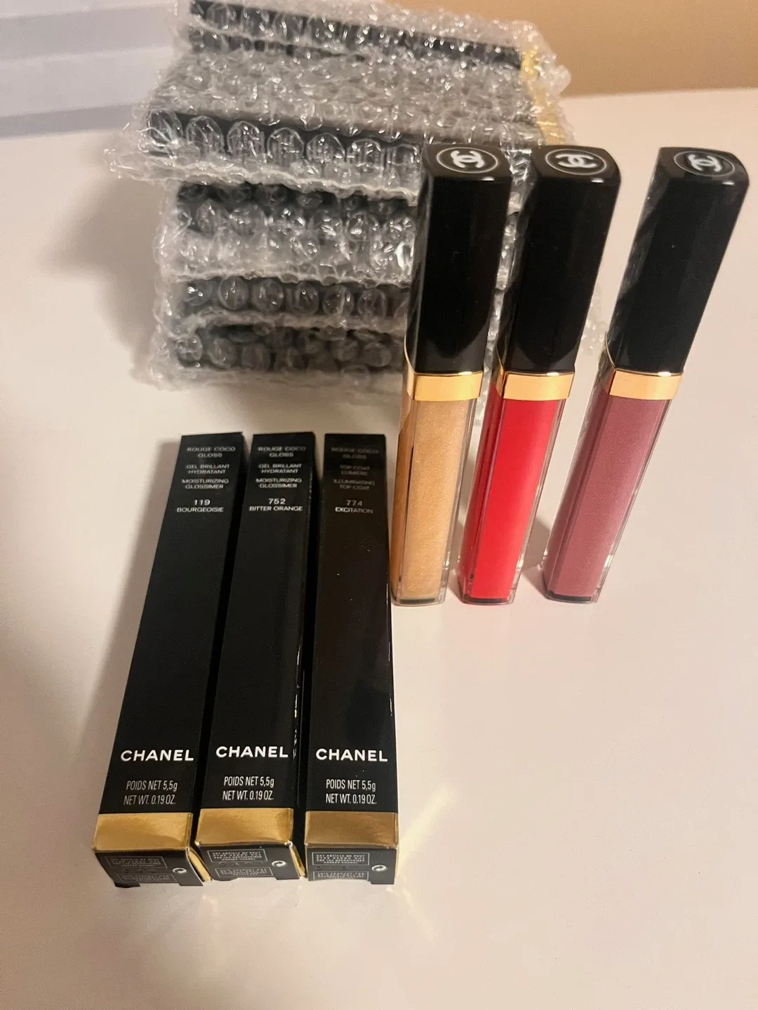 New Chanel Rouge Coco Gloss Set