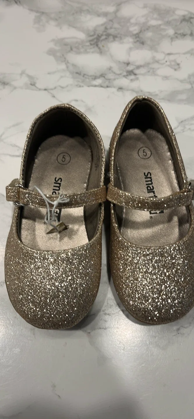 Smartfit Glitter Mary Janes - Size 5