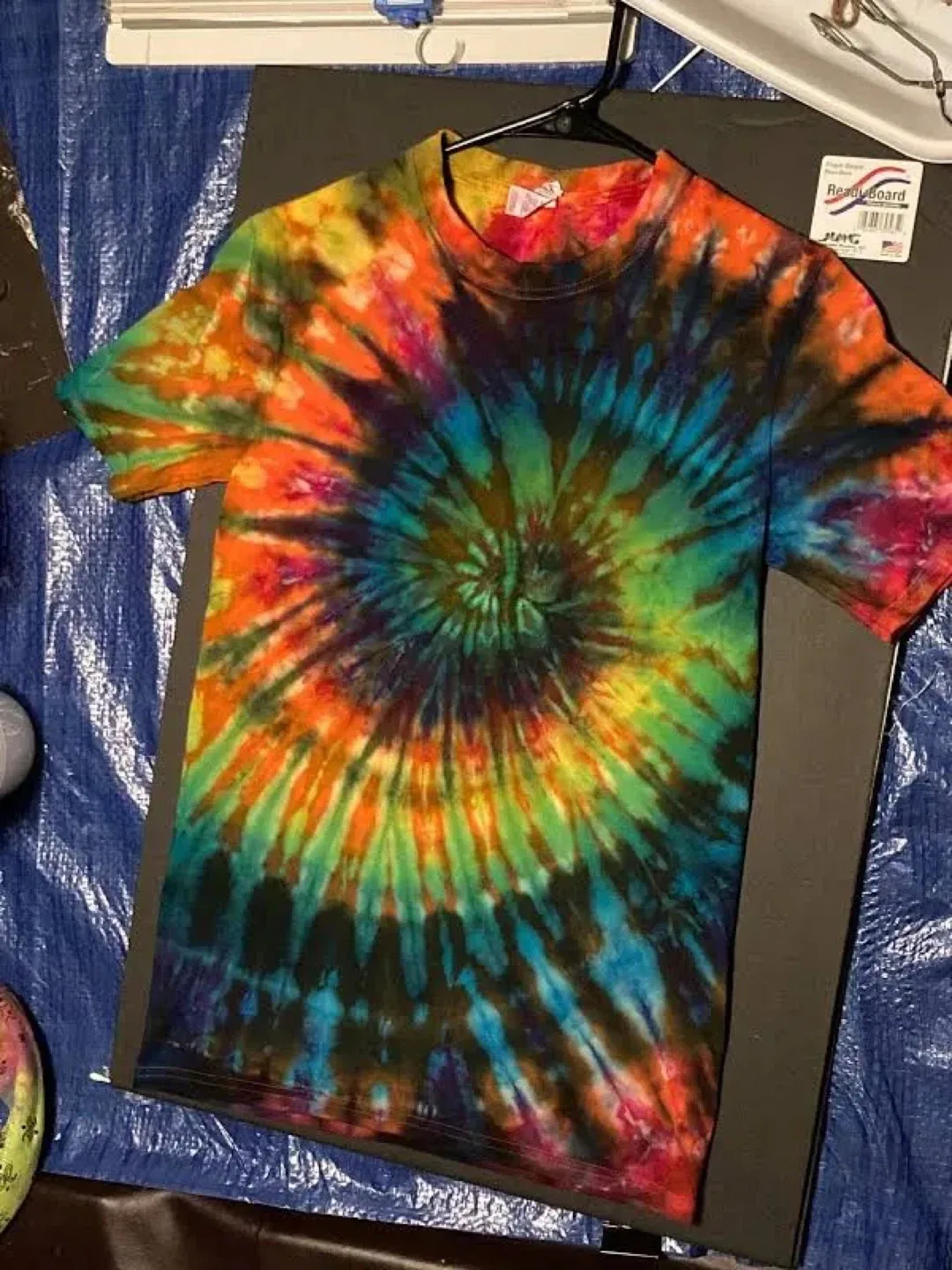 Custom/ Handmade "Reverse dye" Tie Dye T-Shirt