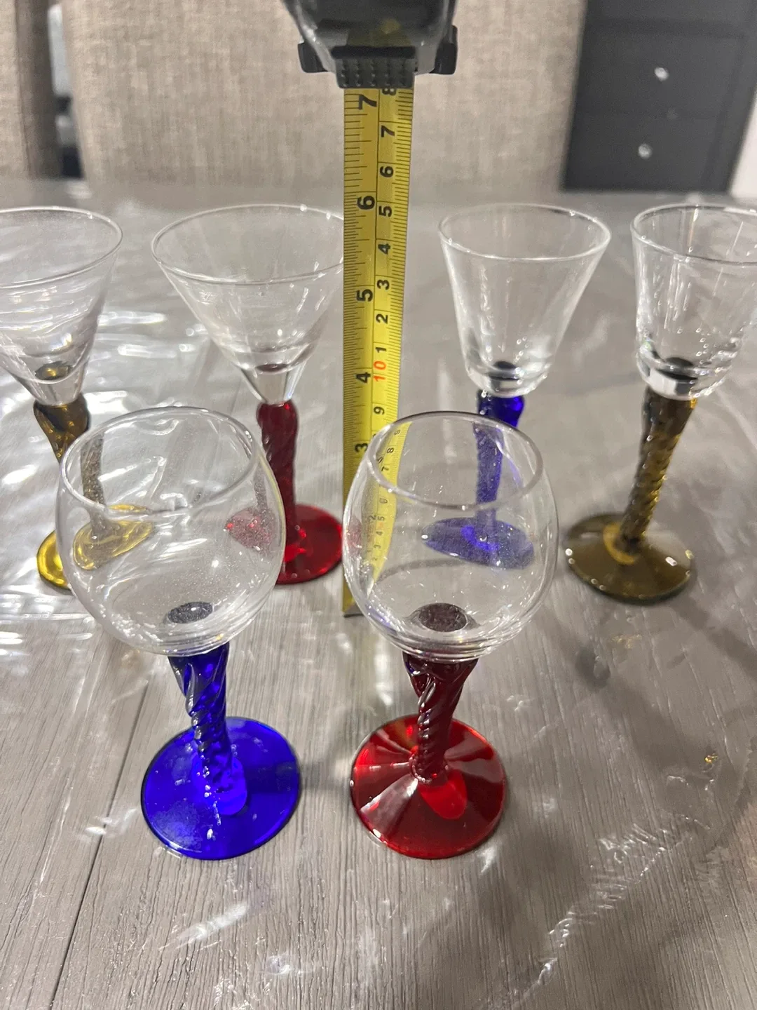 Bombay Coloured Stem Shot Glasses - Set of 6 image indicator(2)