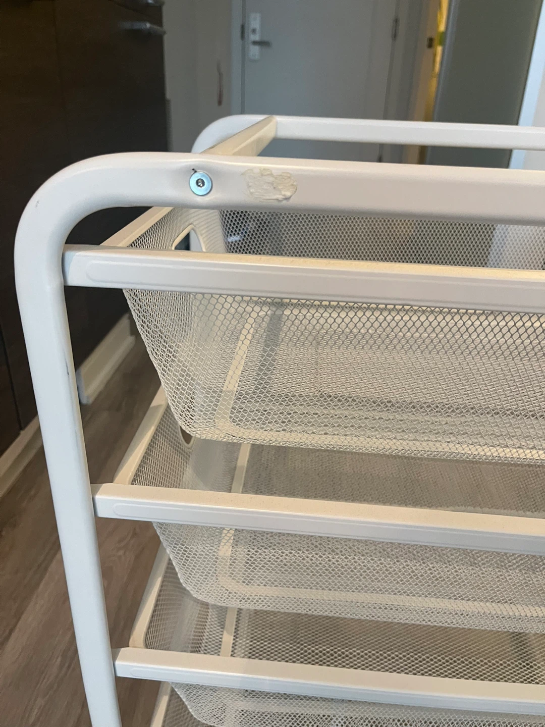 Ikea White Metal Storage - photo 2