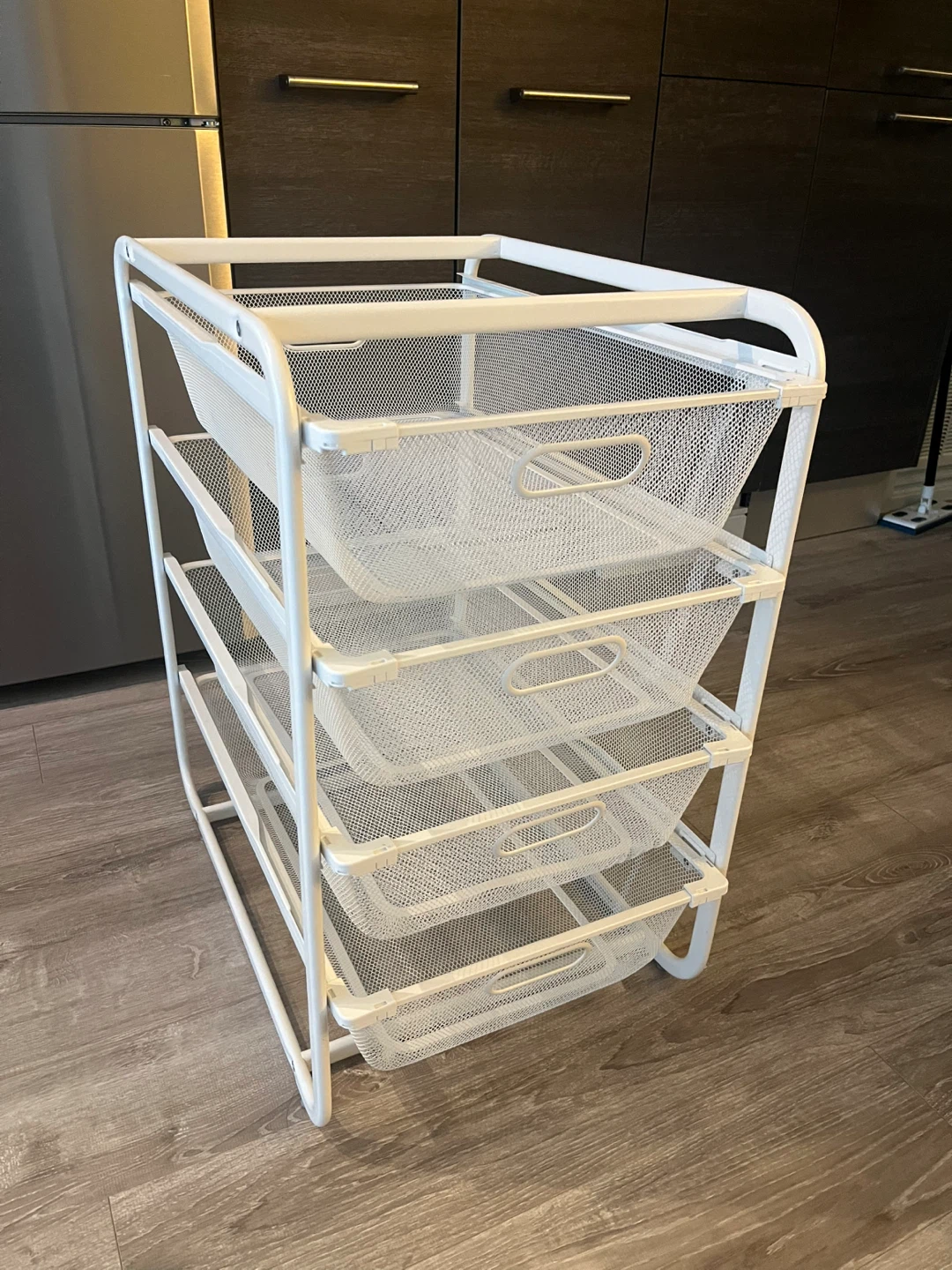 Ikea White Metal Storage