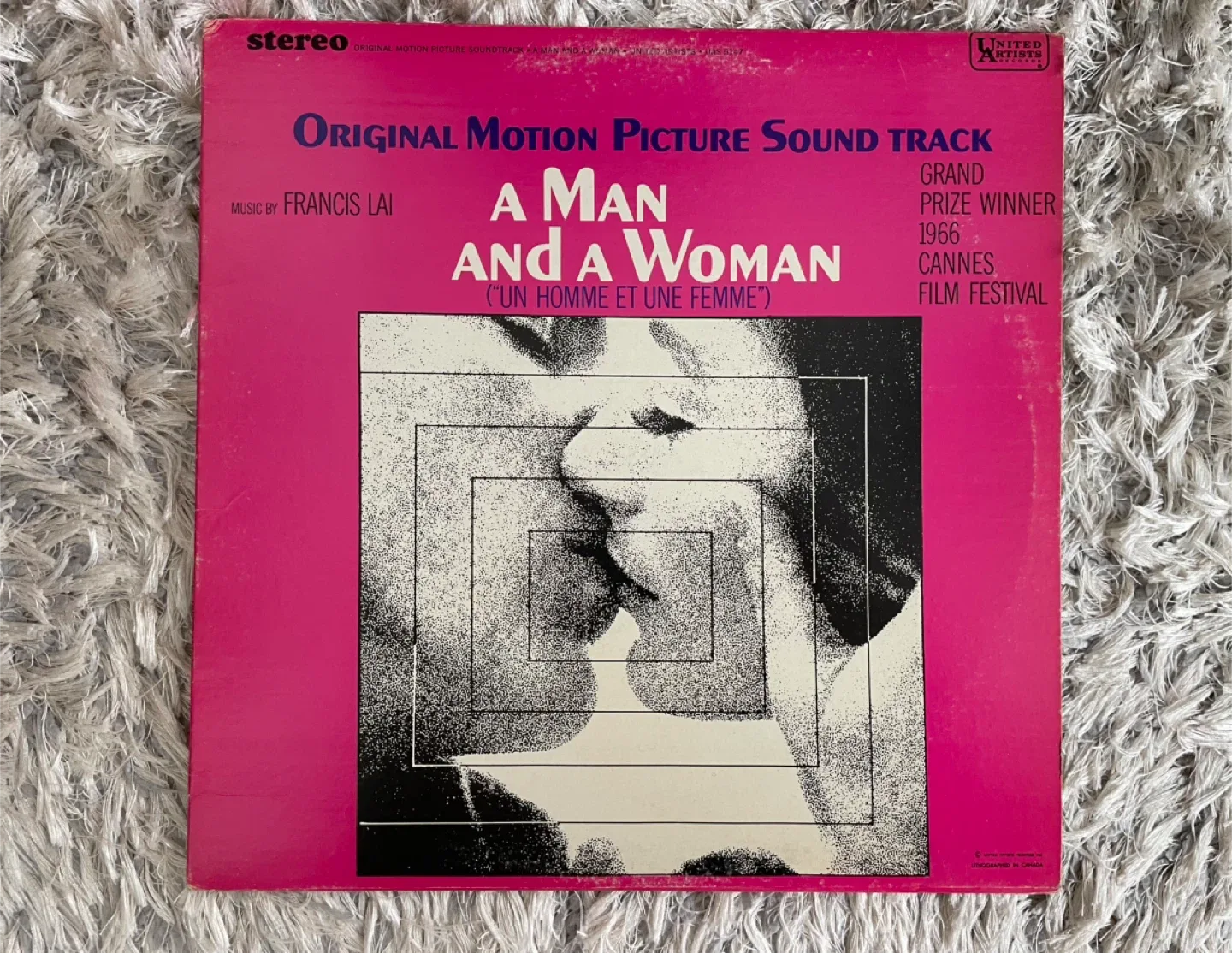 A Man and a Woman Soundtrack 1966 Vinyl