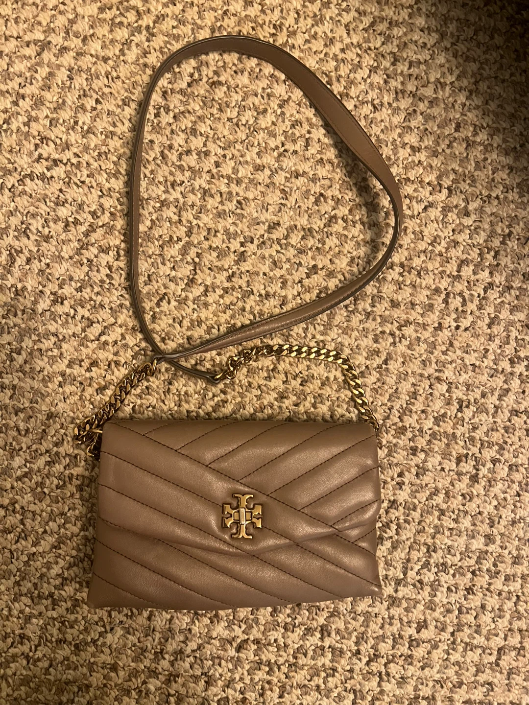 Tory Burch Kira Chevron Convertible Shoulder Bag
