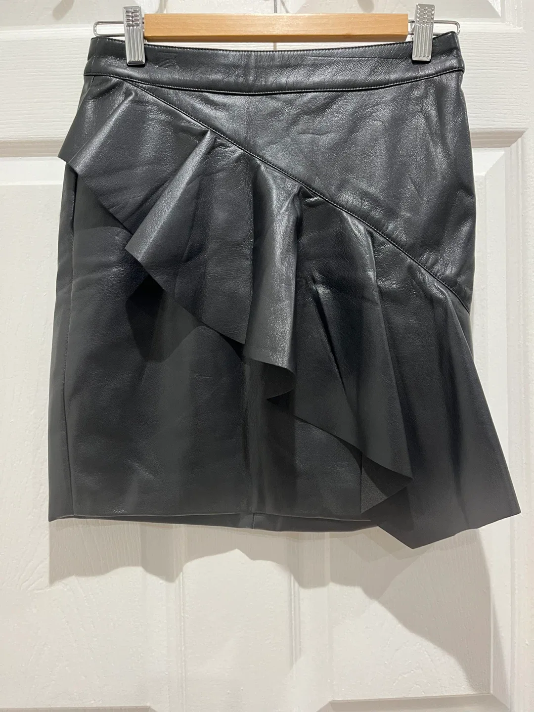 GUESS Black Leather Mini Skirt