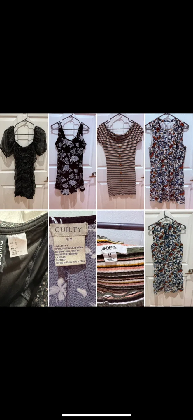 Variety of women’s clothes