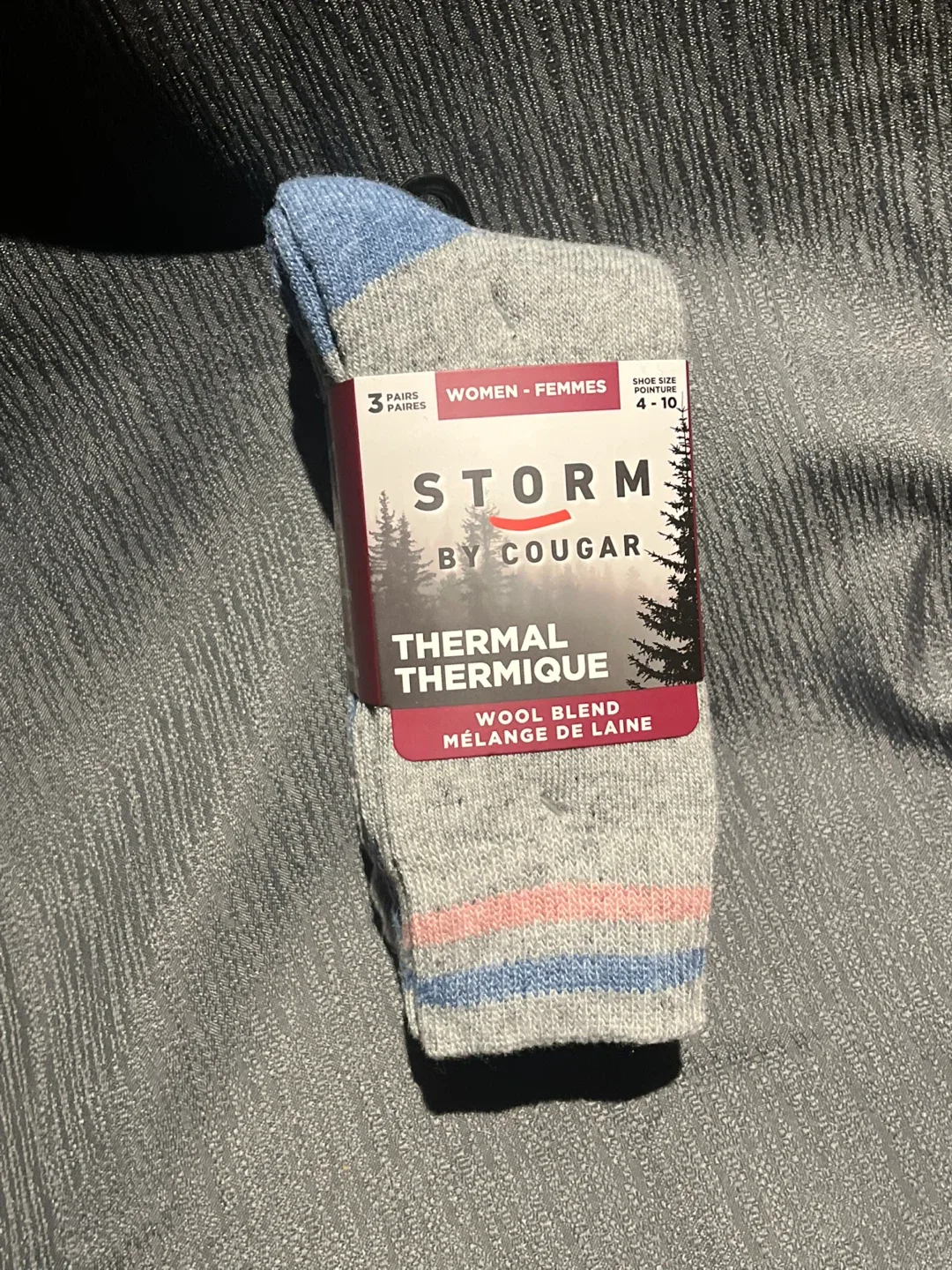 New Storm by Cougar Thermal Socks, Size 4-10