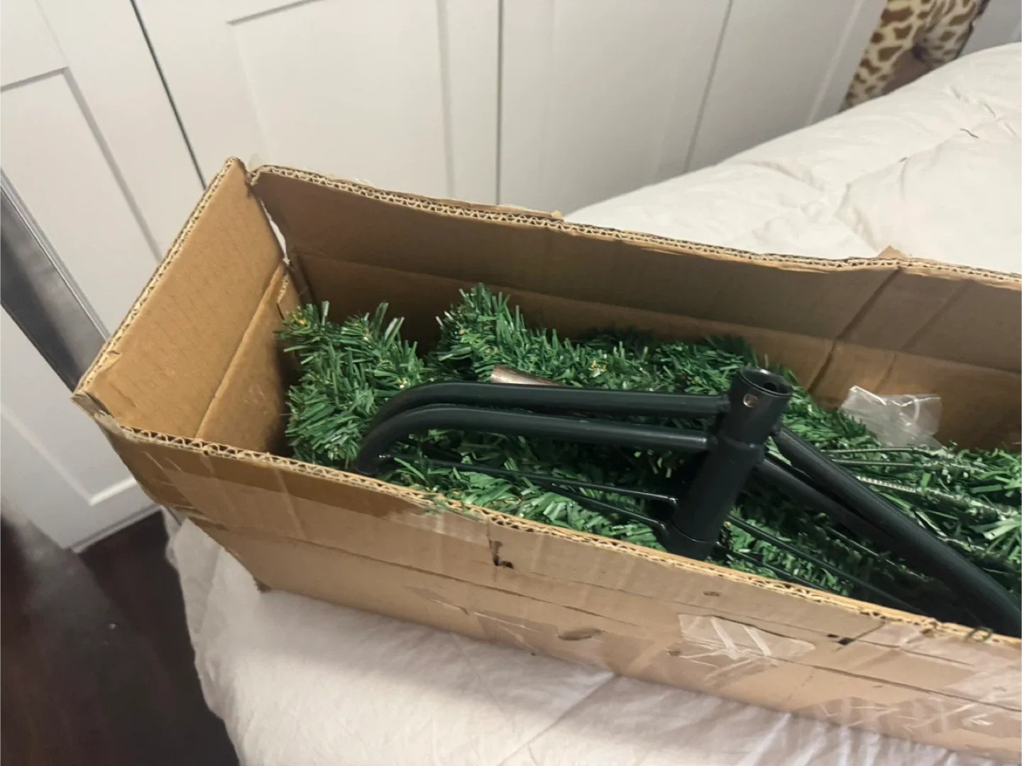 Used Once in Box 5.5 or 6ft. H 42” w Christmas Tree image indicator(7)