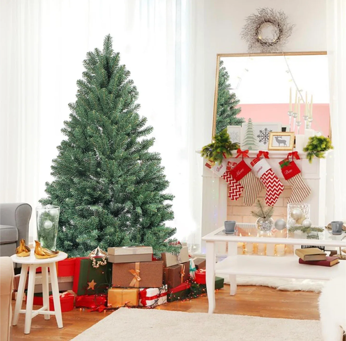 Used Once in Box 5.5 or 6ft. H 42” w Christmas Tree