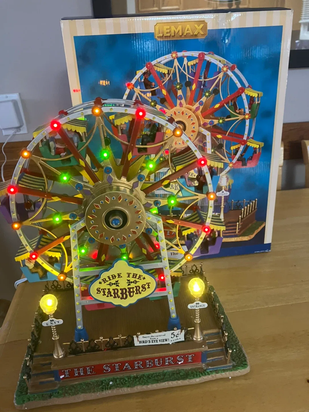 Lemax Starburst Animated Ferris Wheel