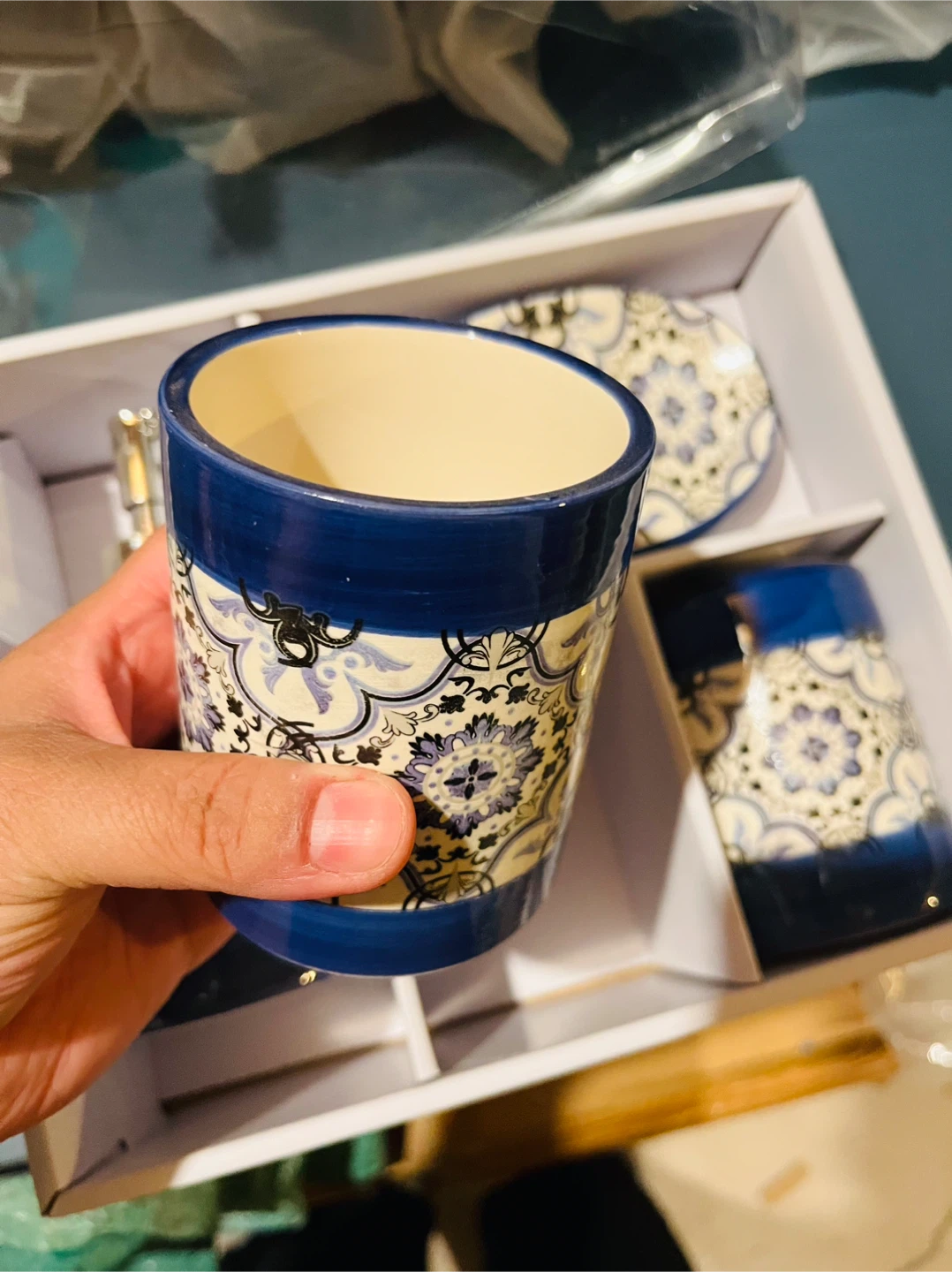 4pc bath ware set new - photo 3