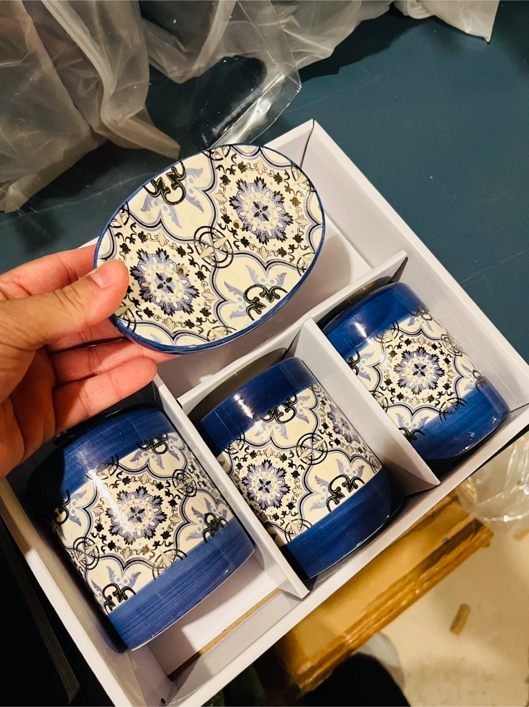 4pc bath ware set new - photo 2