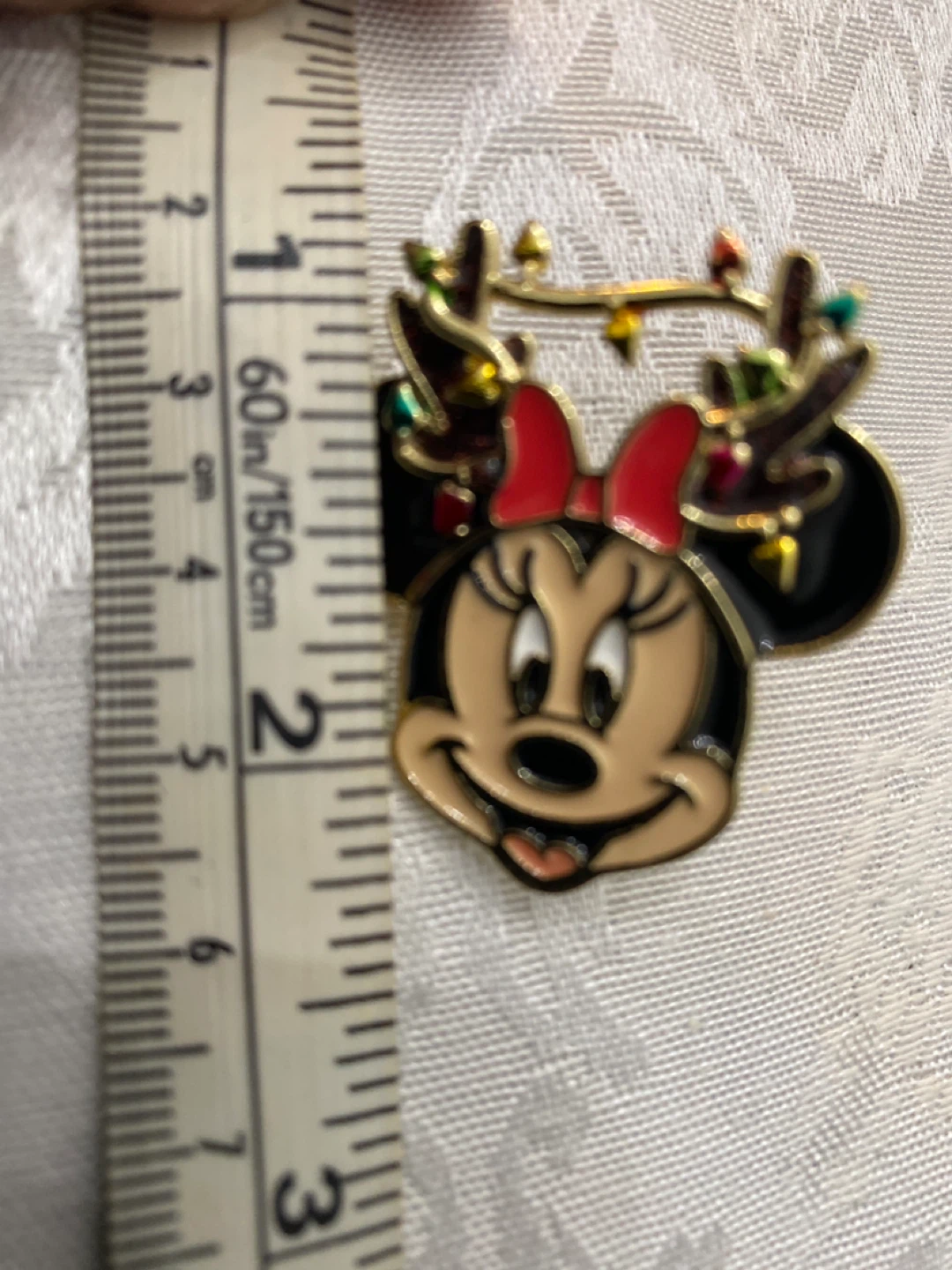 Disney Parks Minnie Mouse Christmas earrings bubble bar - photo 3