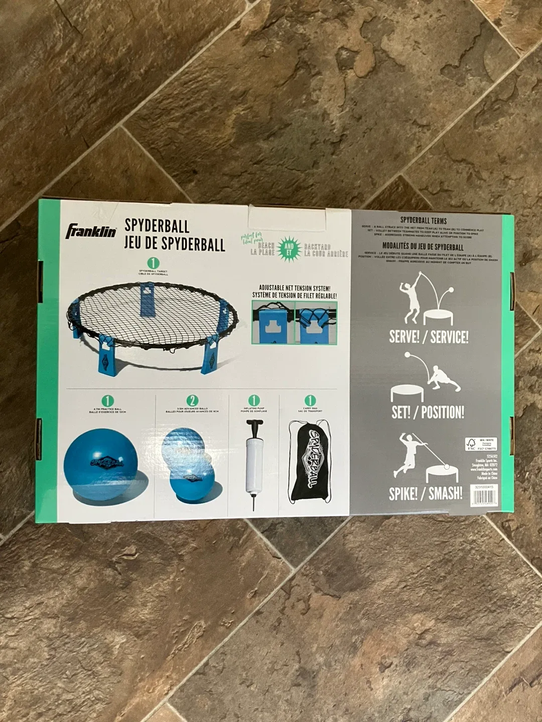 Franklin Spyderball Game Set - New in Box image indicator(2)