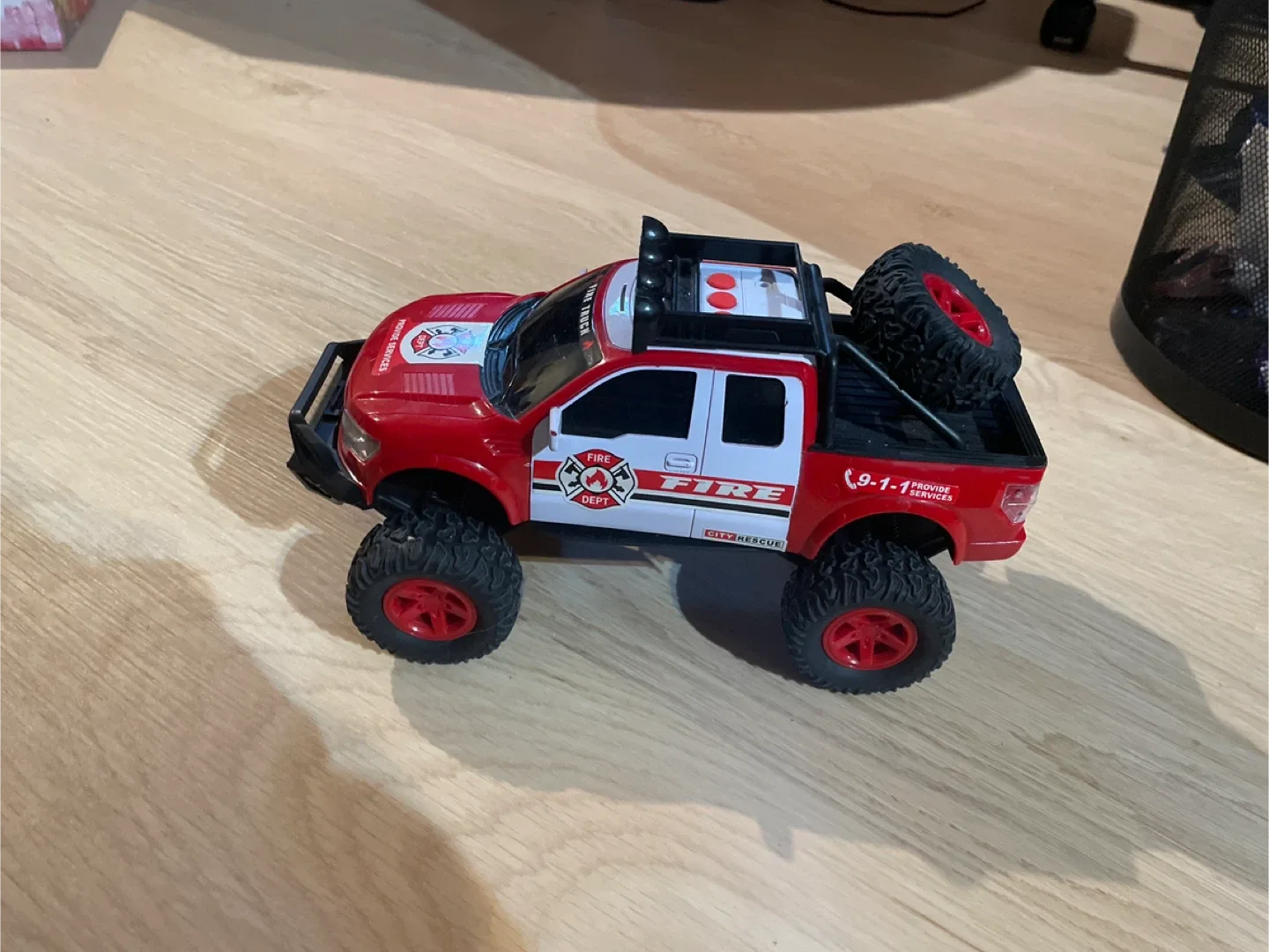 Red Fire Dept. City Rescue Truck