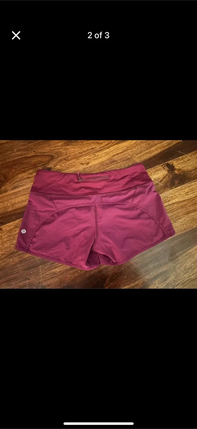 Lululemon Running Shorts - Size 6 #cleanout image indicator(2)