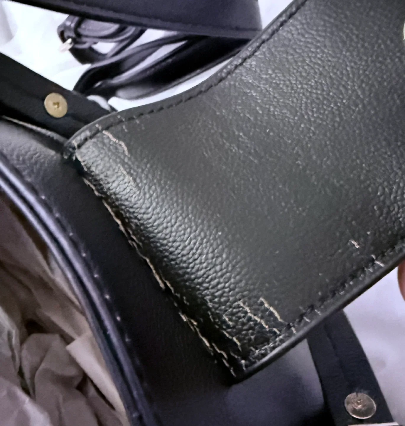 INZI Black Handbag NWT image indicator(7)