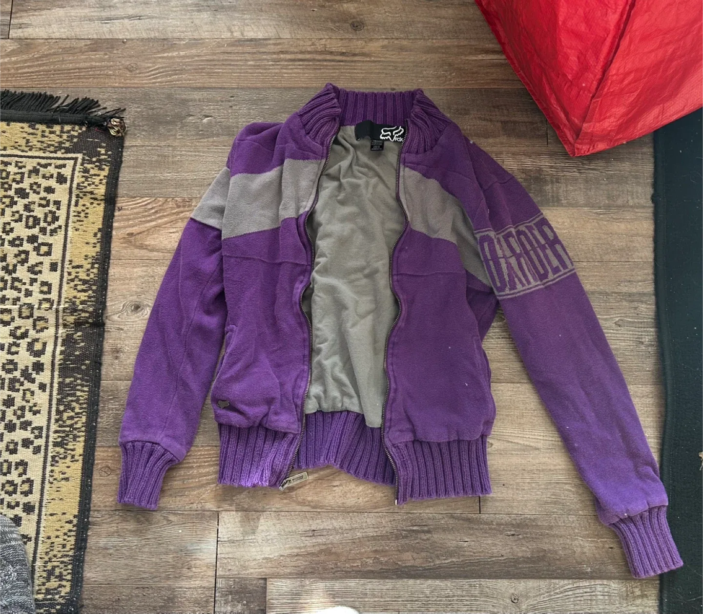 Fox Racing Purple/Grey Jacket Size M