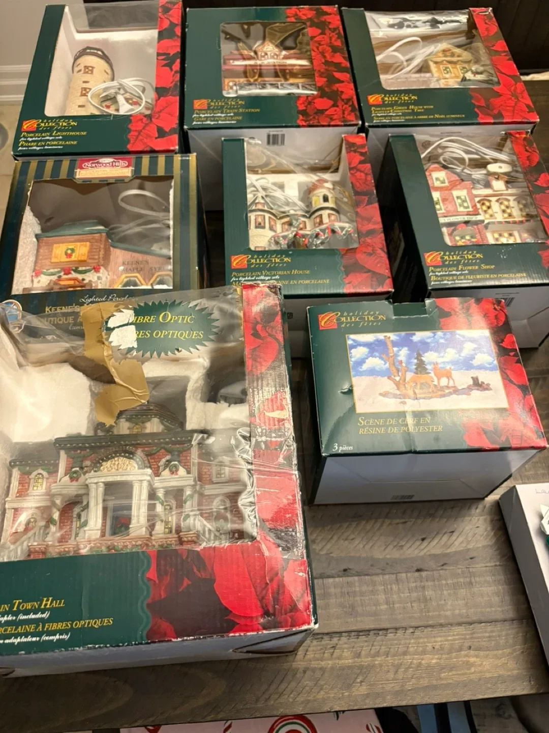 Holiday Christmas decor beautifully crafted porcelain