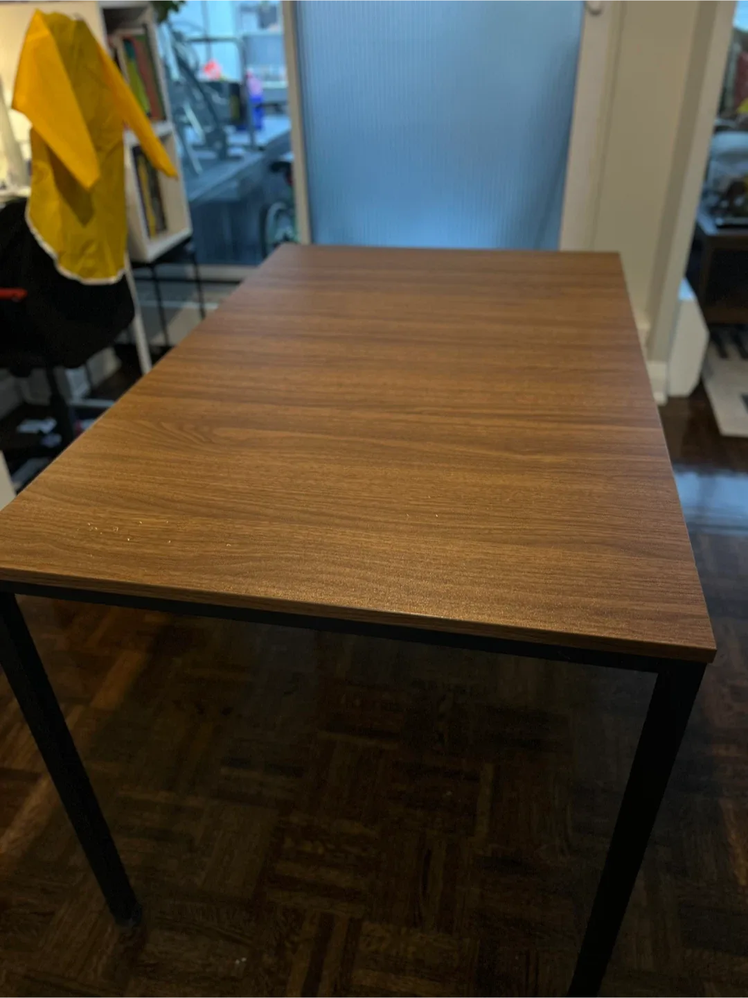 Wood Dining Table with Black Legs image indicator(3)