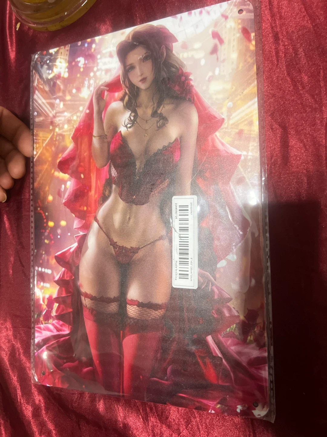 Aerith Gainsborough Metal Sign, 8x12 inches, New - photo 2