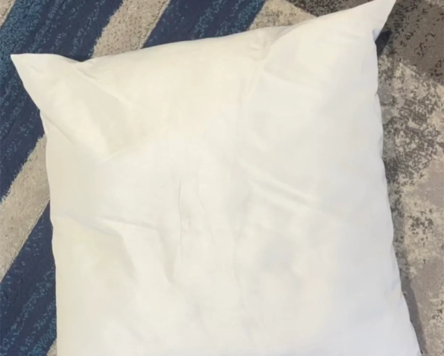 White Square Pillow Insert