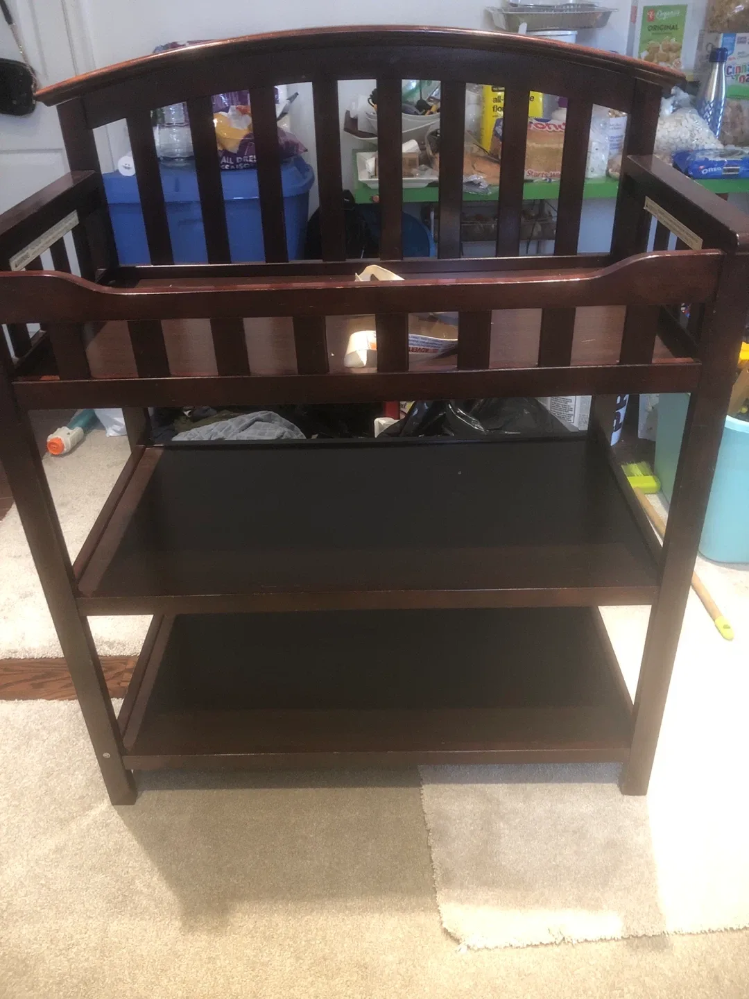 Graco Changing Table - Dark Wood