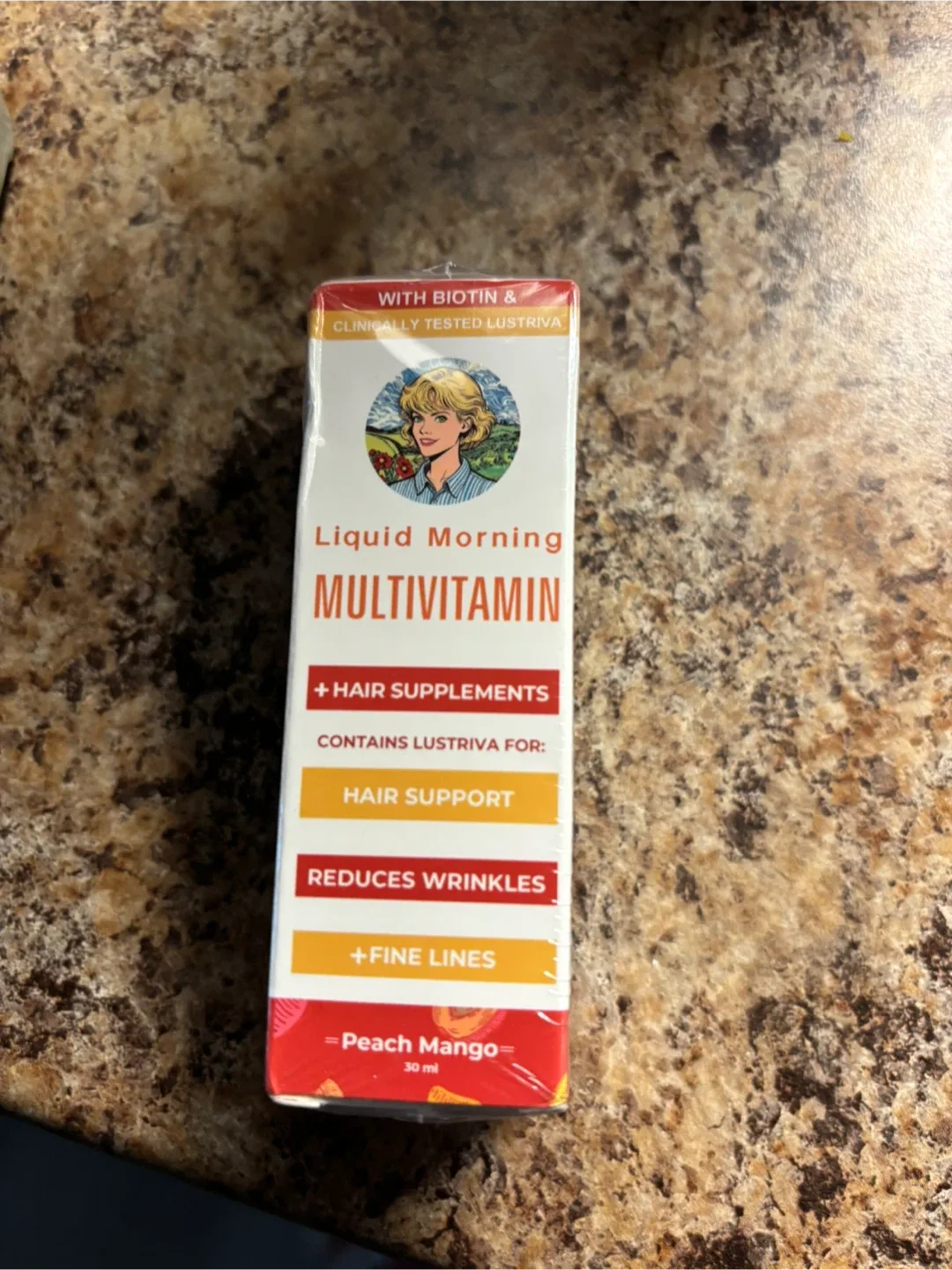 Liquid Morning Multivitamin - Peach Mango