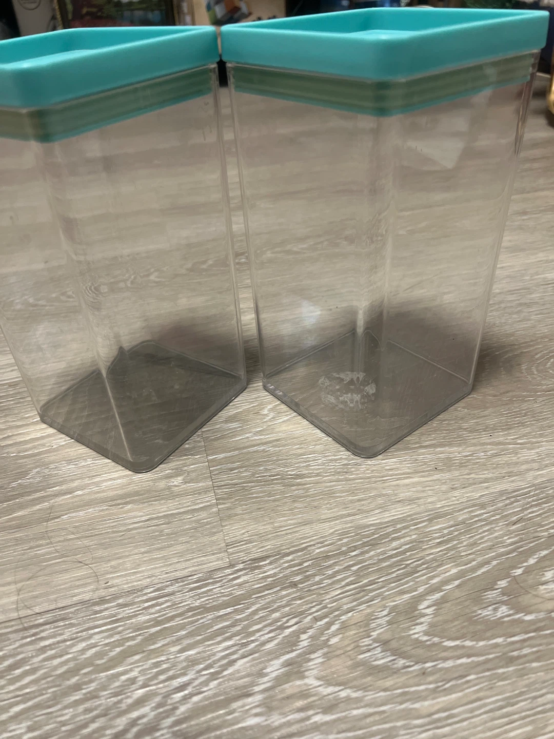 Square Plastic Food Storage Containers