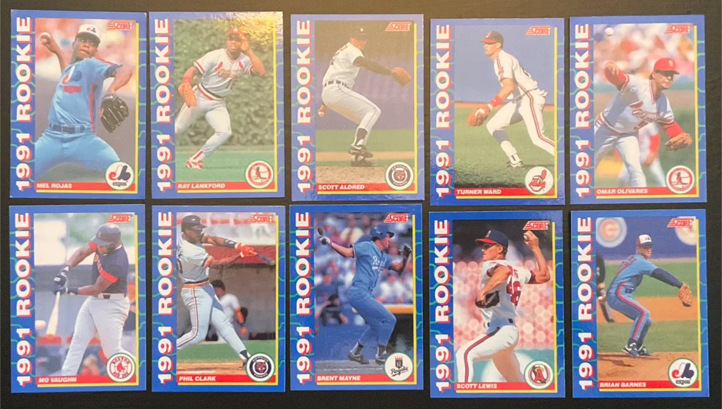 1991 Score Rookie Baseball Cards