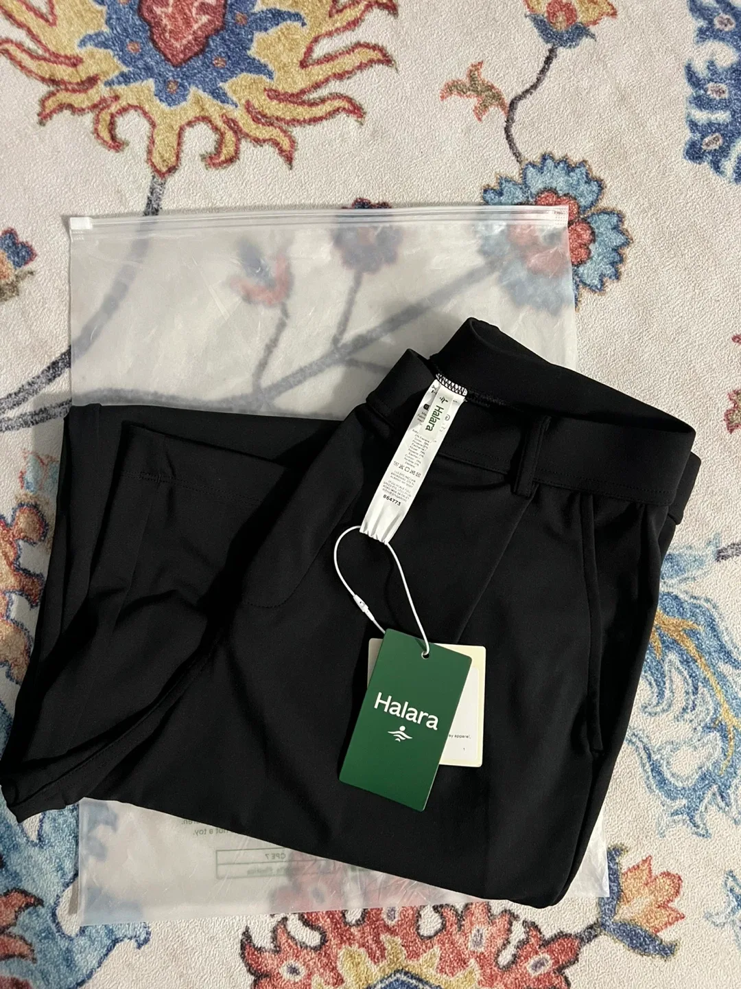 Halara High Waisted Black Work Pants S