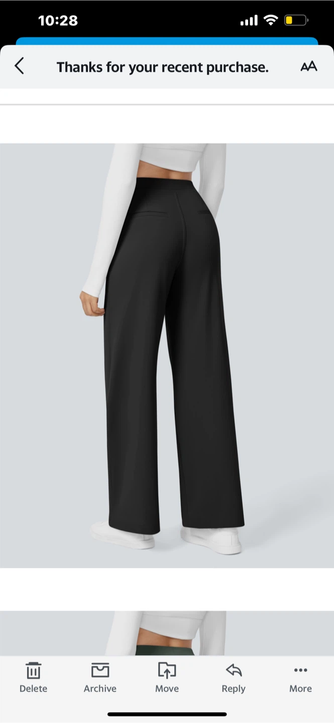 Halara High Waisted Black Work Pants S - photo 2