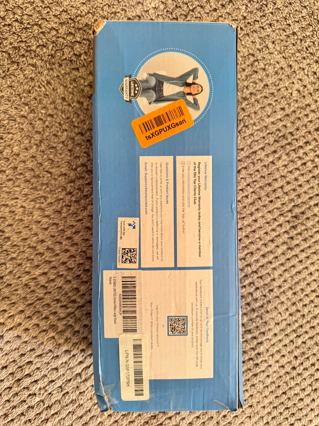 5 Stars United Donut Pillow - NEW - photo 4