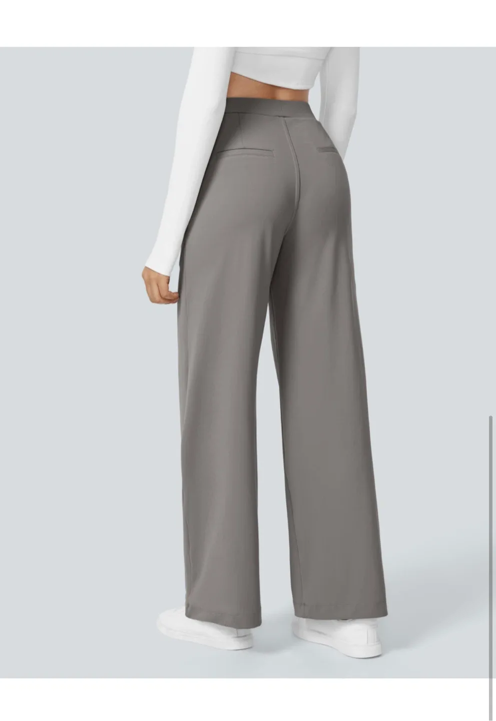 Halara High Waisted Straight Leg Work Pants - S image indicator(3)