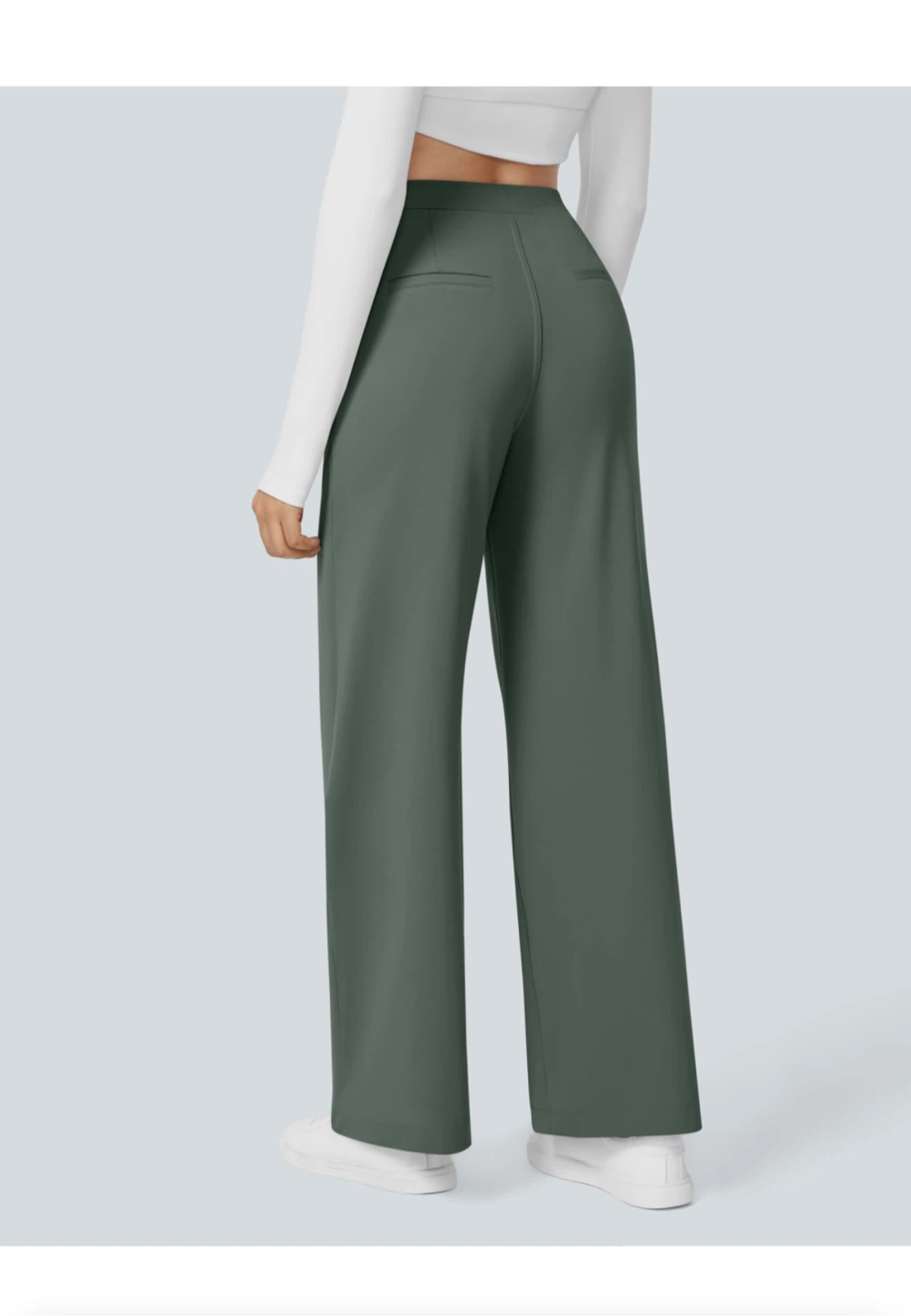 Halara Straight Leg Work Pants Deep Aquamarine S(petite) - New - photo 2