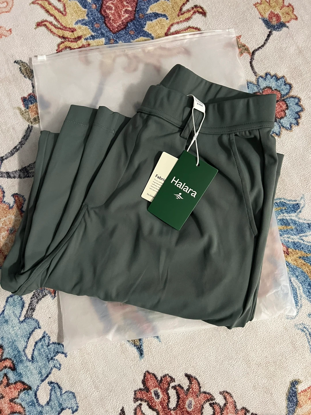 Halara Straight Leg Work Pants Deep Aquamarine S(petite) - New