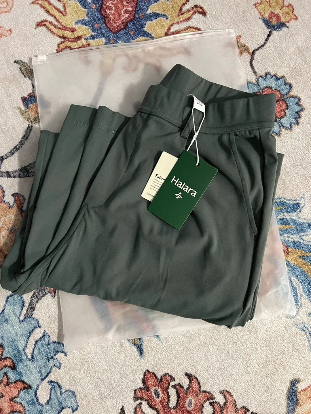 Halara Straight Leg Work Pants Deep Aquamarine S(petite) - New