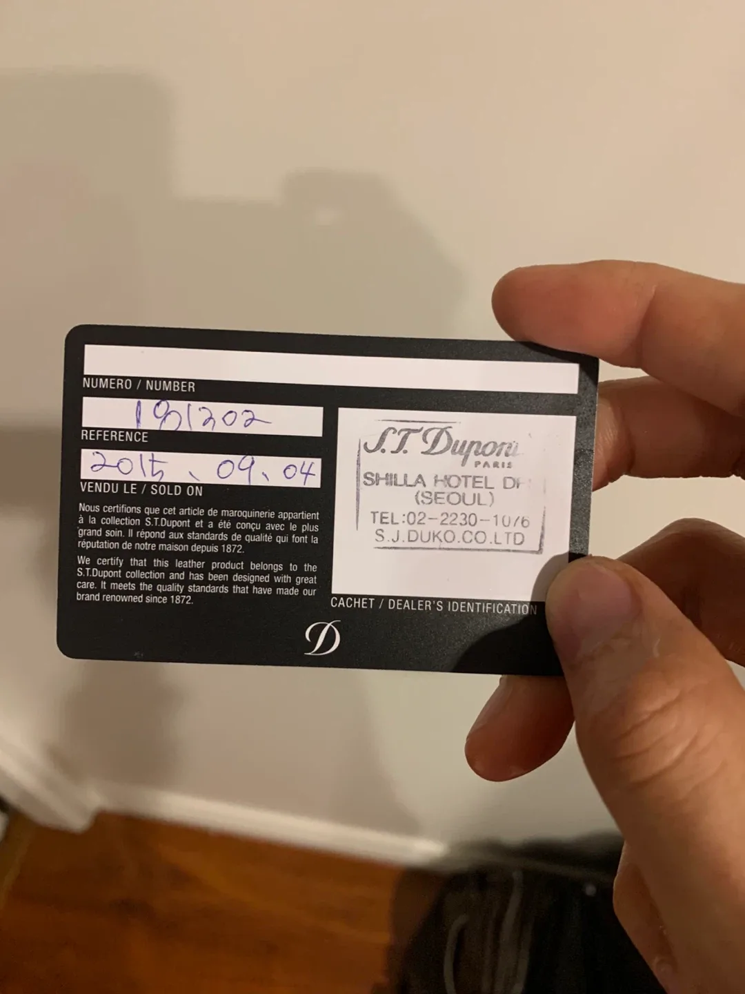 S.T. Dupont Black Leather Briefcase image indicator(3)