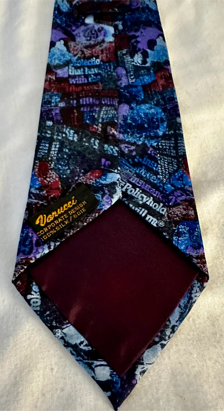 Vannuci  Silk Tie - Corporate Design #99 The Great One