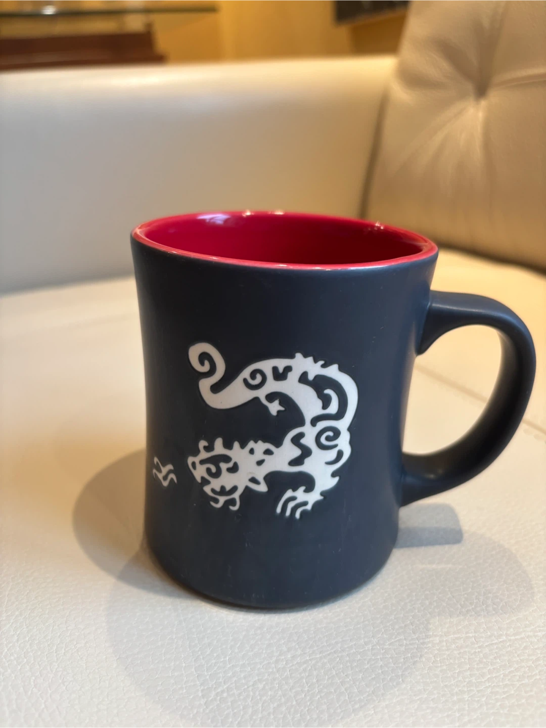 Starbucks Forest green Mug with Dragon Design