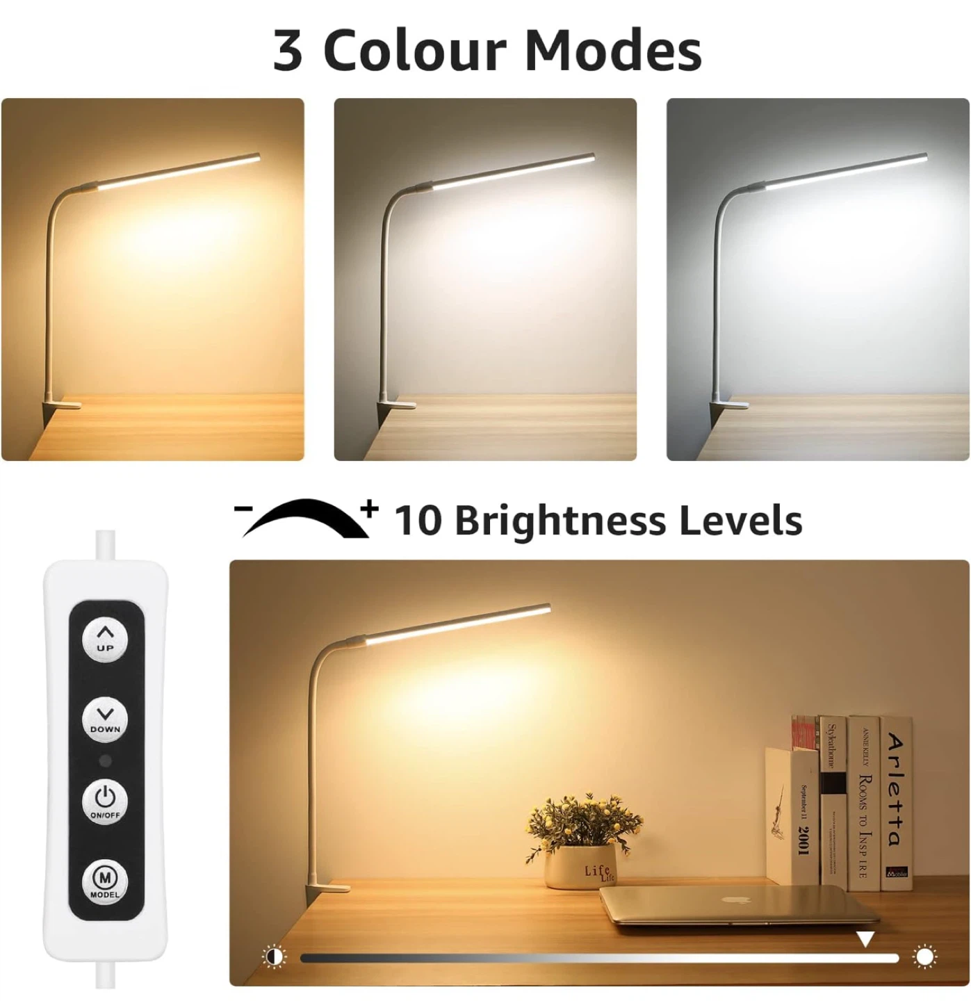 Lepro LED Desk Lamp with Clamp - photo 4